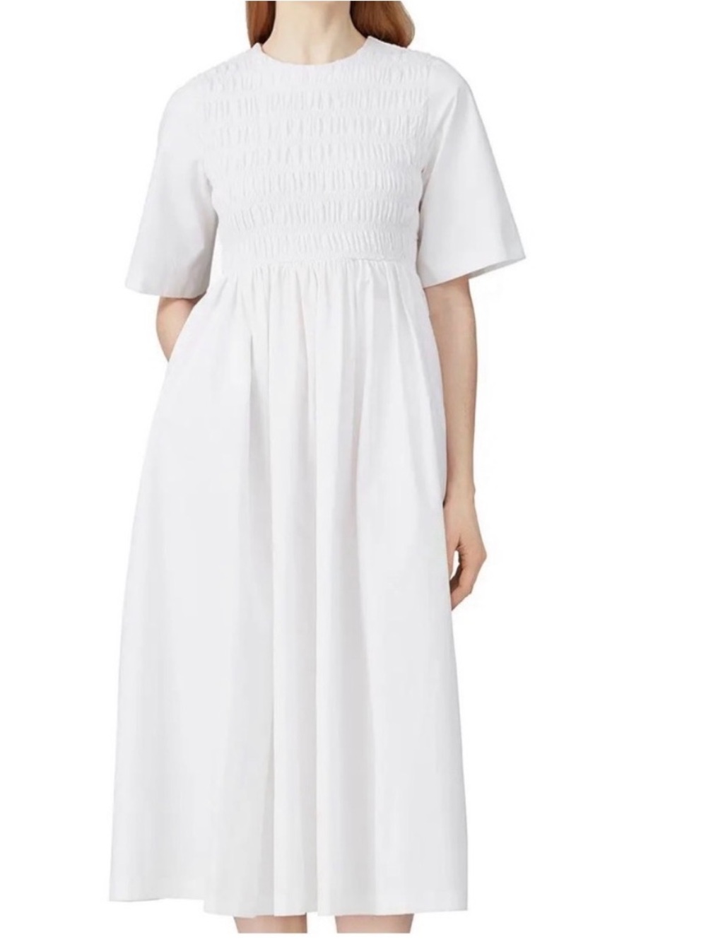 Sandy Liang White Diddy Dress
